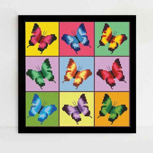 Butterfly Andy Warhol image 1