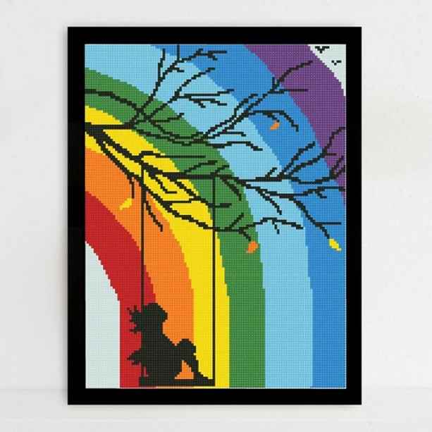 Girl Rainbow LGBT Pride image 1