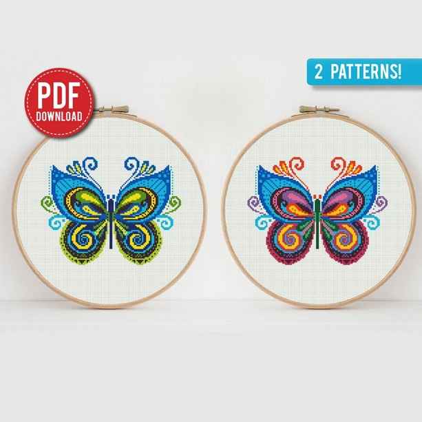 Mandala Butterfly Set image_1