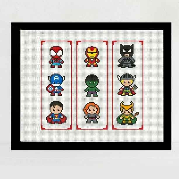 SuperHero 3 Bookmarks Set image 1_