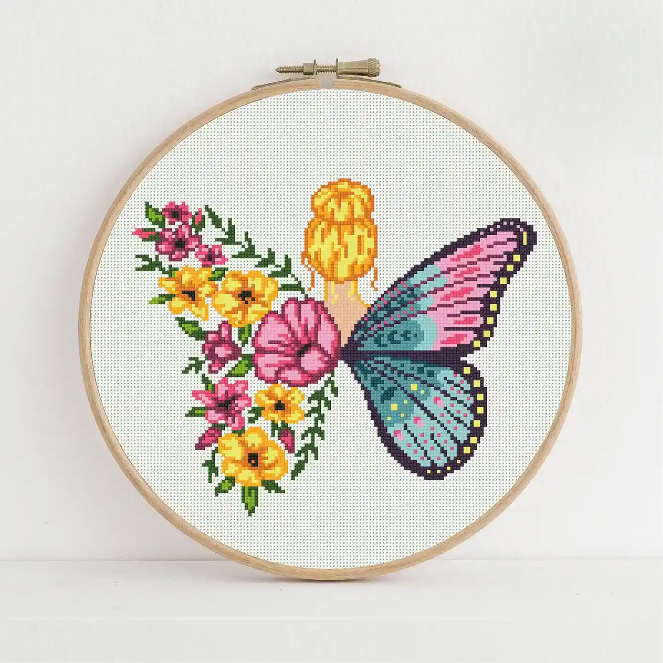 Cross Stitch Pattern - Butterfly_Woman_WEB