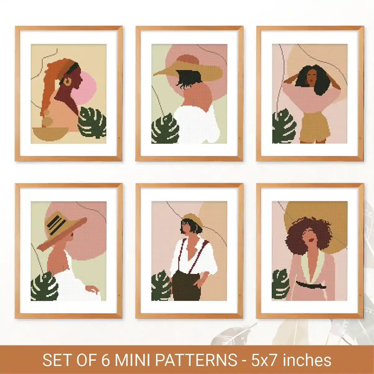 Cross Stitch Pattern - Boho Woman_set2_WEB_1
