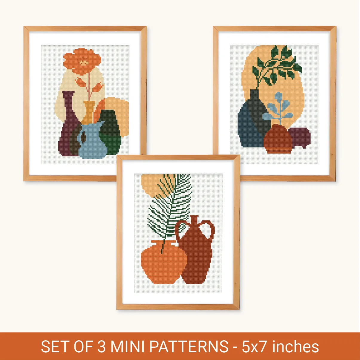 Cross Stitch Pattern - Flowers Vase_set_WEB_1