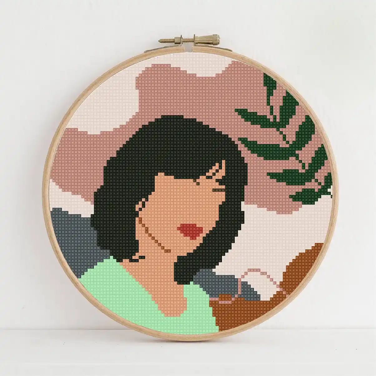 Cross Stitch Pattern - Boho Style woman2_WEB_1