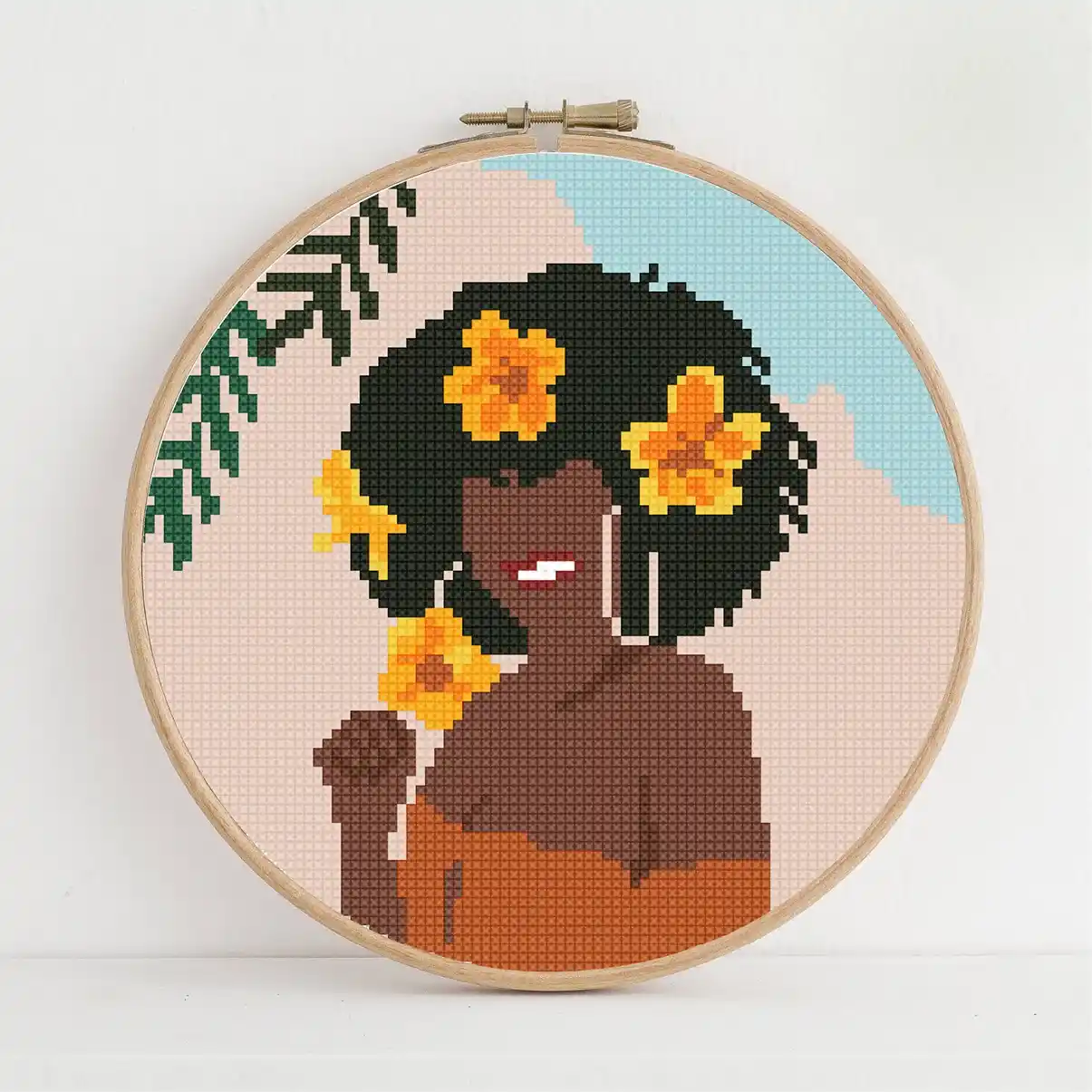 Cross Stitch Pattern - Boho Style woman_WEB_1