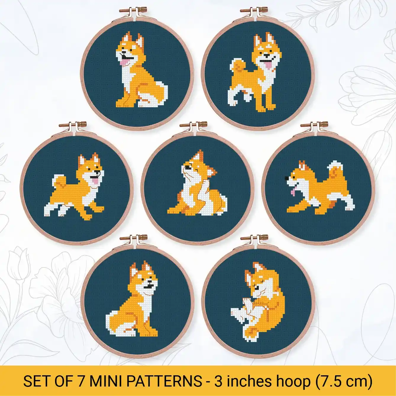 Cross Stitch Pattern - Mini Shiba Inu_WEB_1