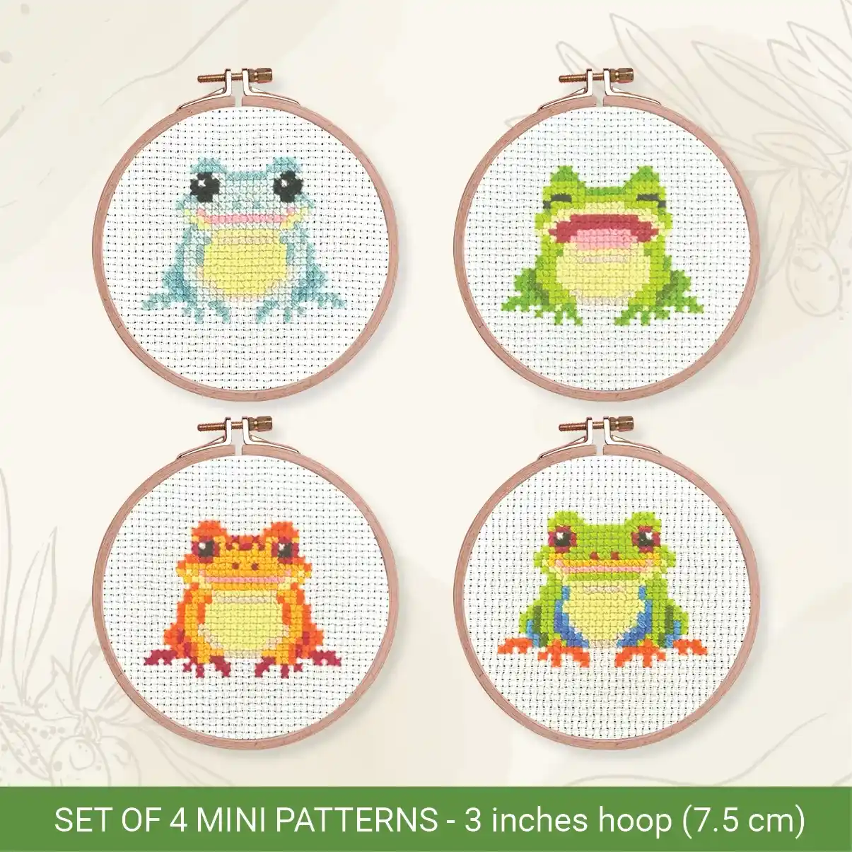 Cross Stitch Pattern - Mini frogs_WEB_2