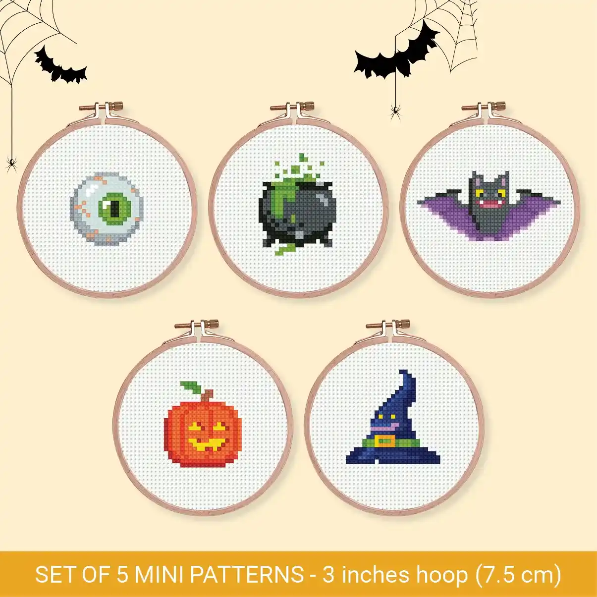 Cross Stitch Pattern - Halloween Set2_WEB_1